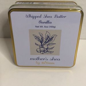 Mother’s Shea Butter by Eu’Genia Vanilla 6oz 169g Decorative Tin Can Decanter